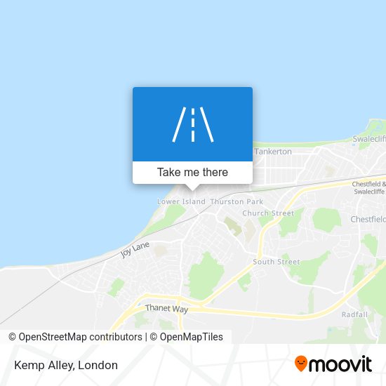 Kemp Alley map