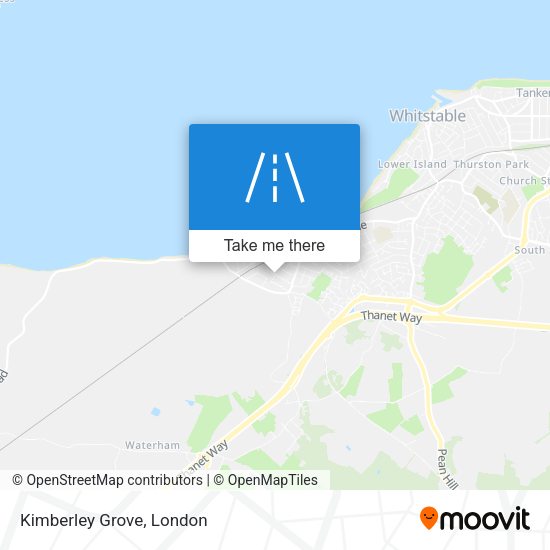 Kimberley Grove map
