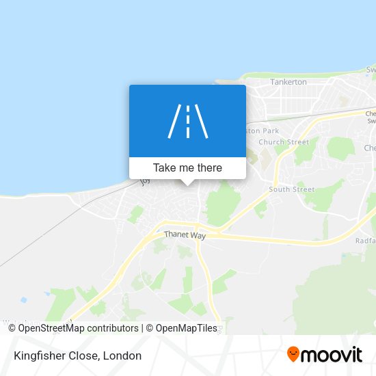 Kingfisher Close map