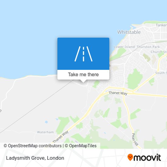 Ladysmith Grove map