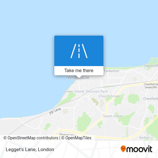 Legget's Lane map