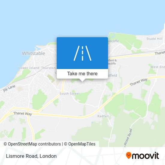 Lismore Road map