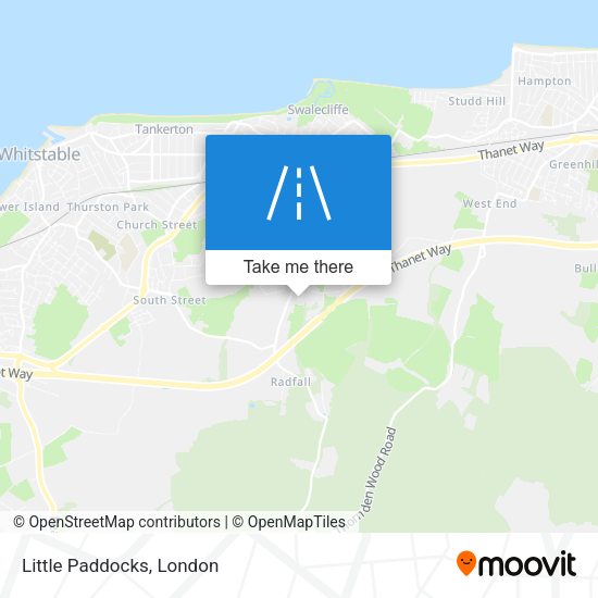 Little Paddocks map