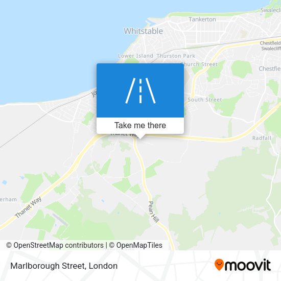 Marlborough Street map