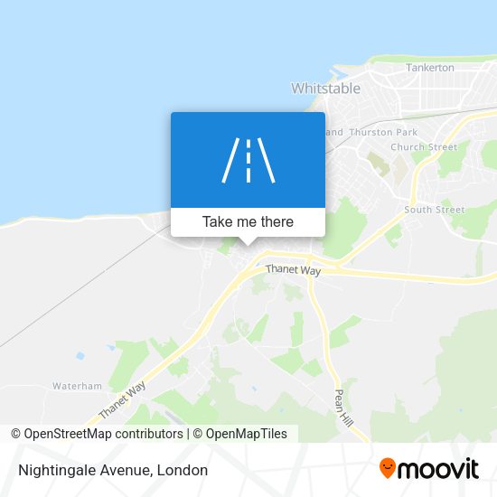 Nightingale Avenue map
