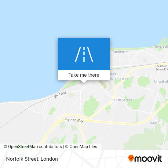 Norfolk Street map