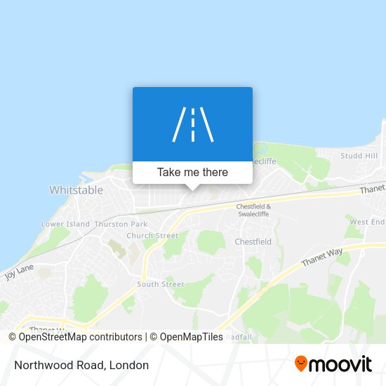 Northwood Road map