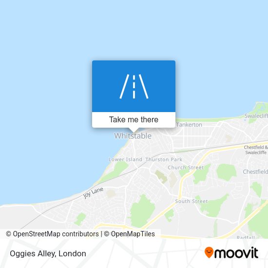 Oggies Alley map