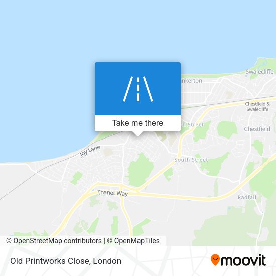 Old Printworks Close map