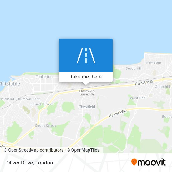 Oliver Drive map
