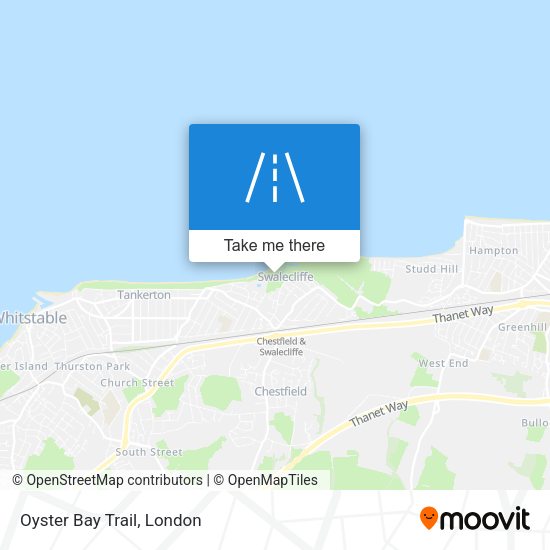 Oyster Bay Trail map