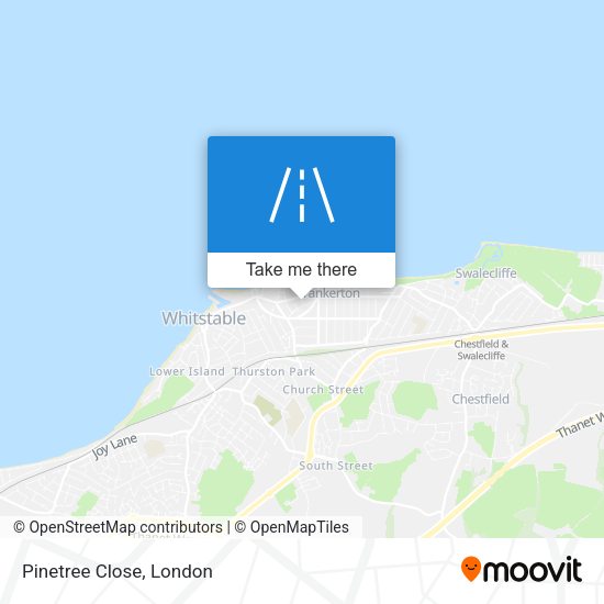 Pinetree Close map
