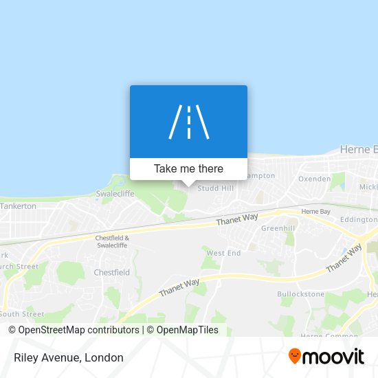 Riley Avenue map