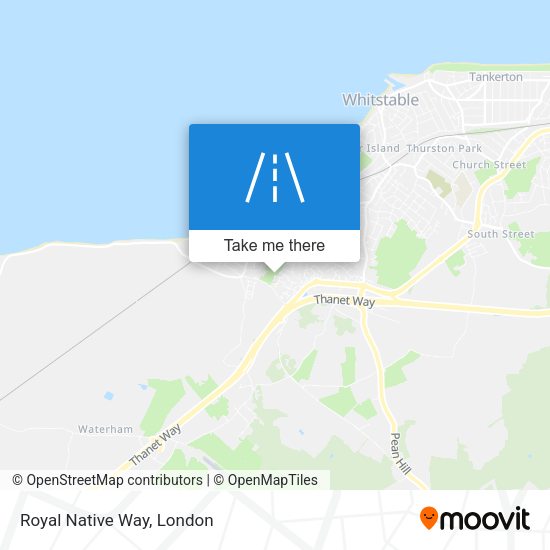 Royal Native Way map