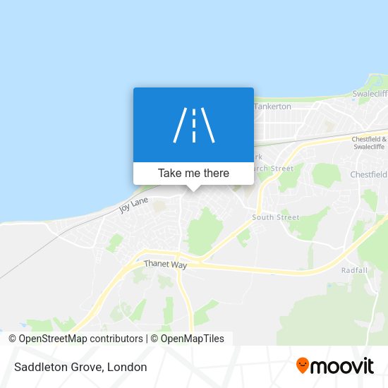 Saddleton Grove map