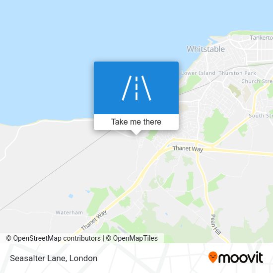 Seasalter Lane map