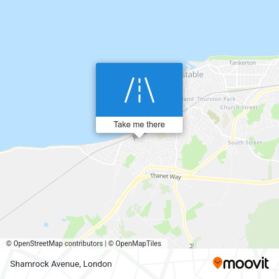Shamrock Avenue map