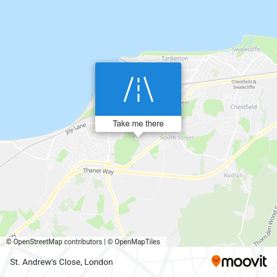 St. Andrew's Close map