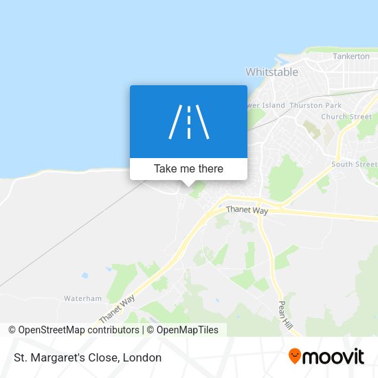 St. Margaret's Close map