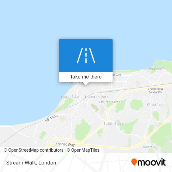 Stream Walk map