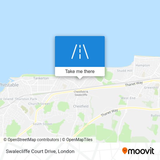 Swalecliffe Court Drive map