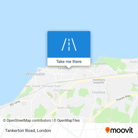 Tankerton Road map