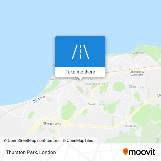 Thurston Park map