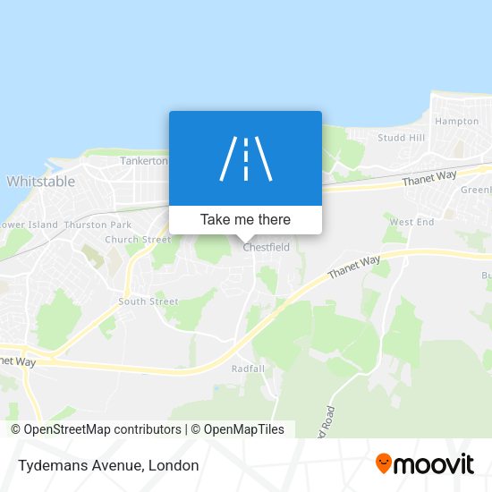 Tydemans Avenue map