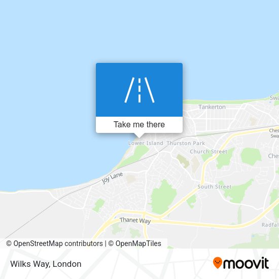 Wilks Way map
