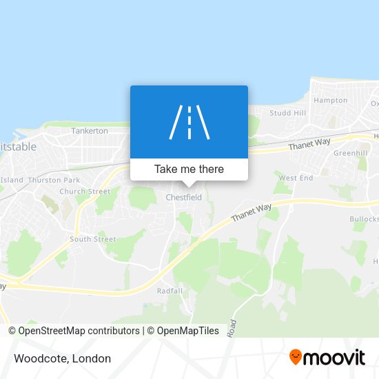 Woodcote map