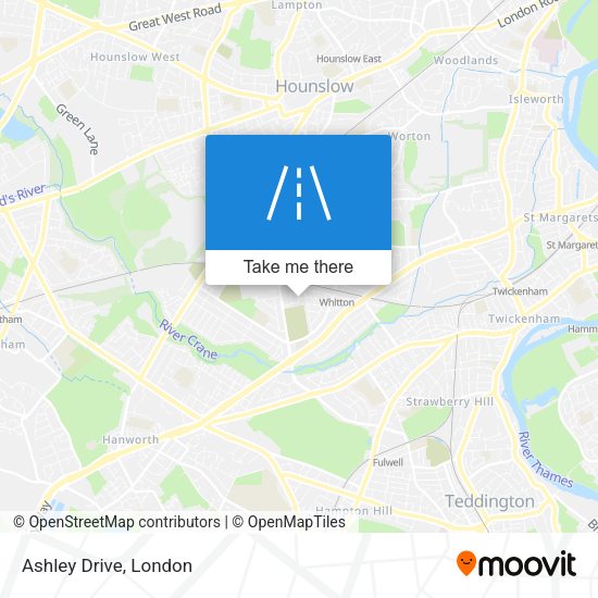 Ashley Drive map