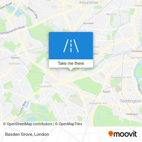 Basden Grove map