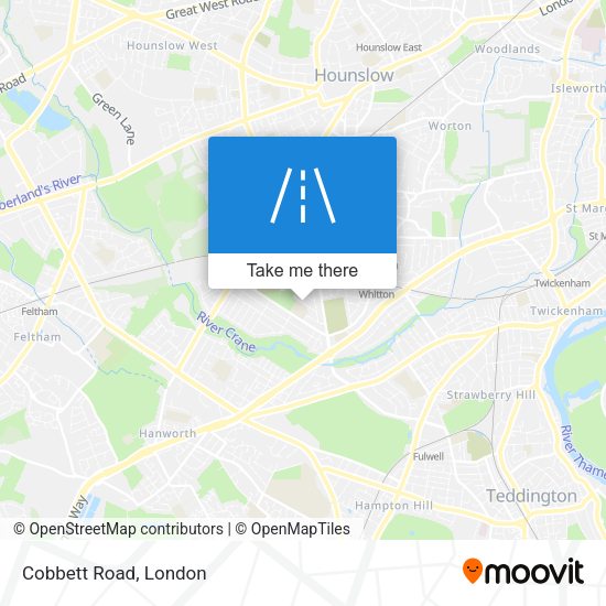 Cobbett Road map