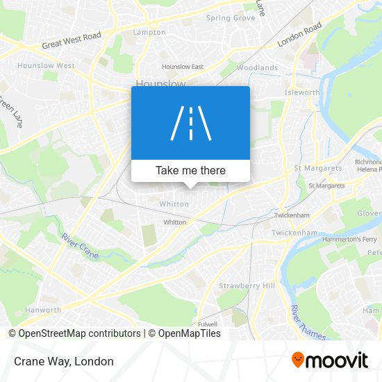 Crane Way map