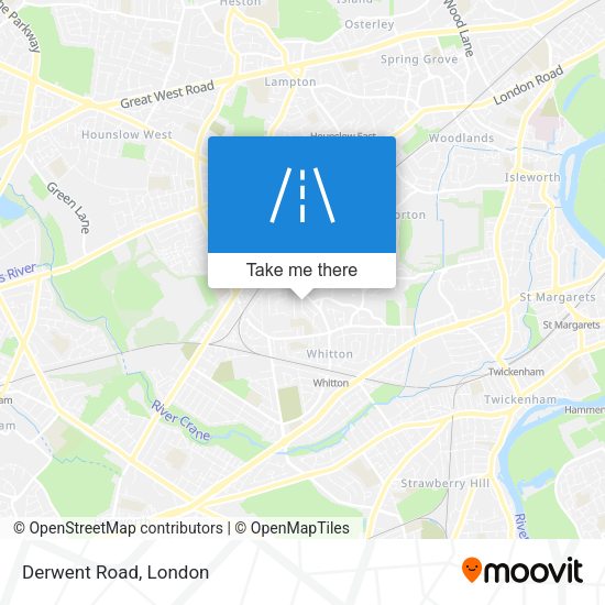 Derwent Road map