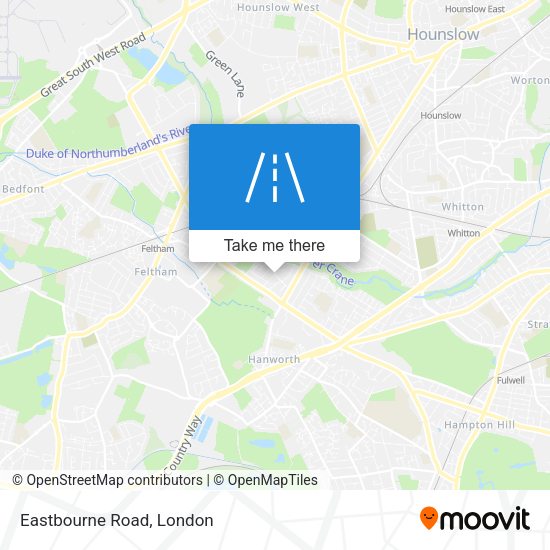 Eastbourne Road map