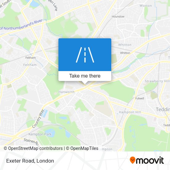 Exeter Road map