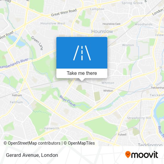 Gerard Avenue map