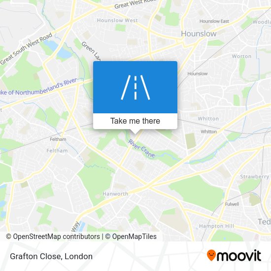 Grafton Close map
