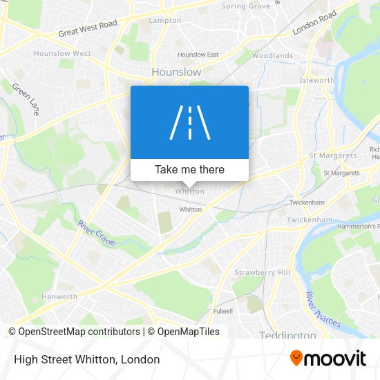 High Street Whitton map