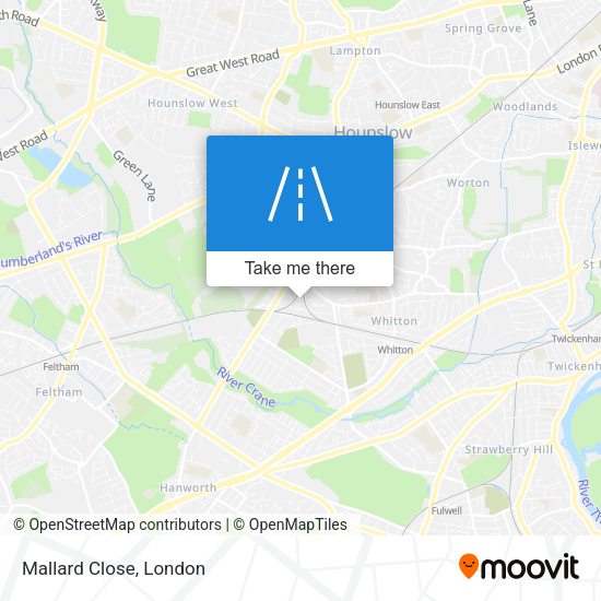 Mallard Close map