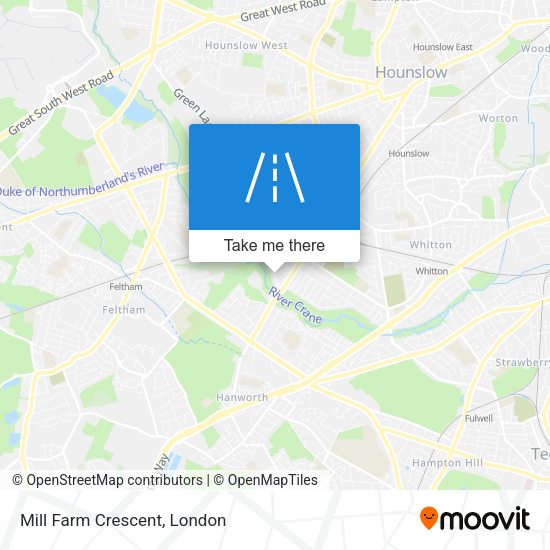 Mill Farm Crescent map