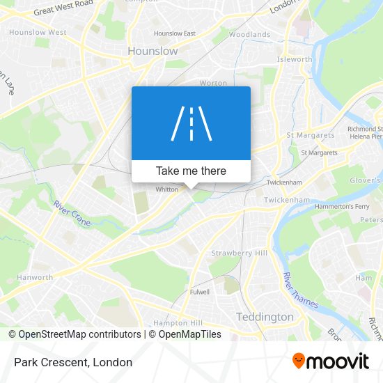 Park Crescent map