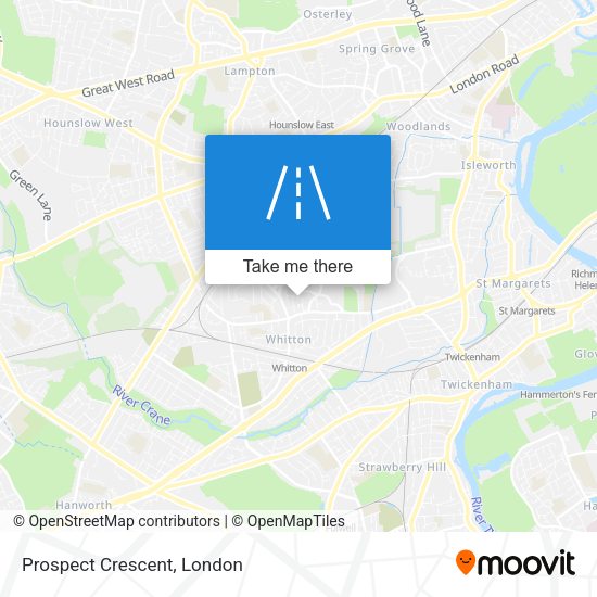 Prospect Crescent map