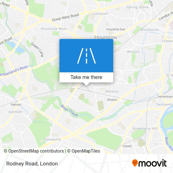 Rodney Road map