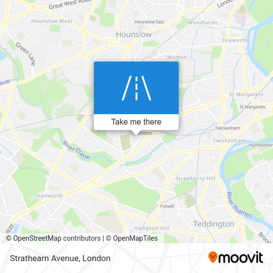 Strathearn Avenue map