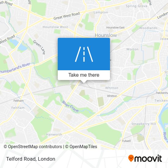 Telford Road map