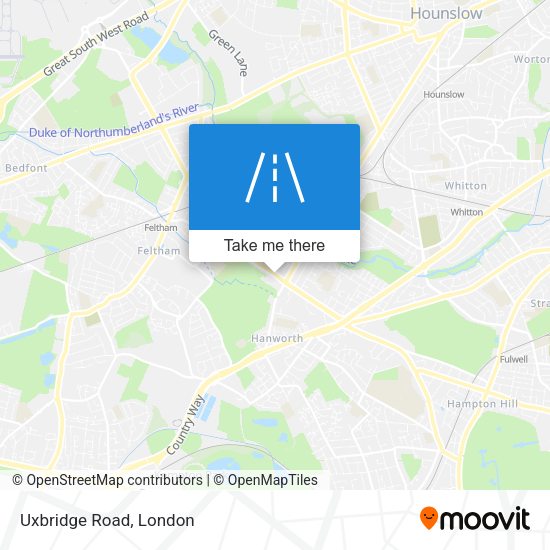 Uxbridge Road map