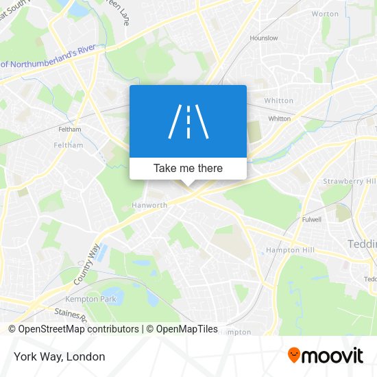 York Way map
