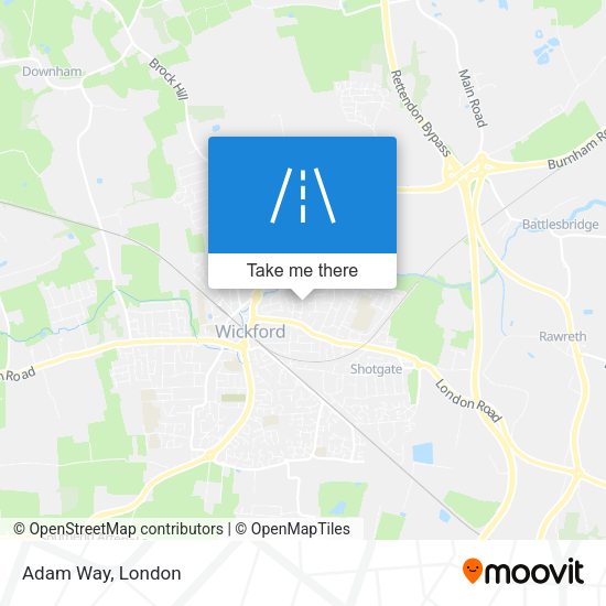 Adam Way map